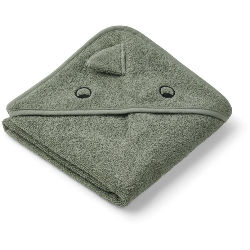 LIEWOOD - Albert Kapuzen Badetuch Dino Faune Green (Grösse Baby)