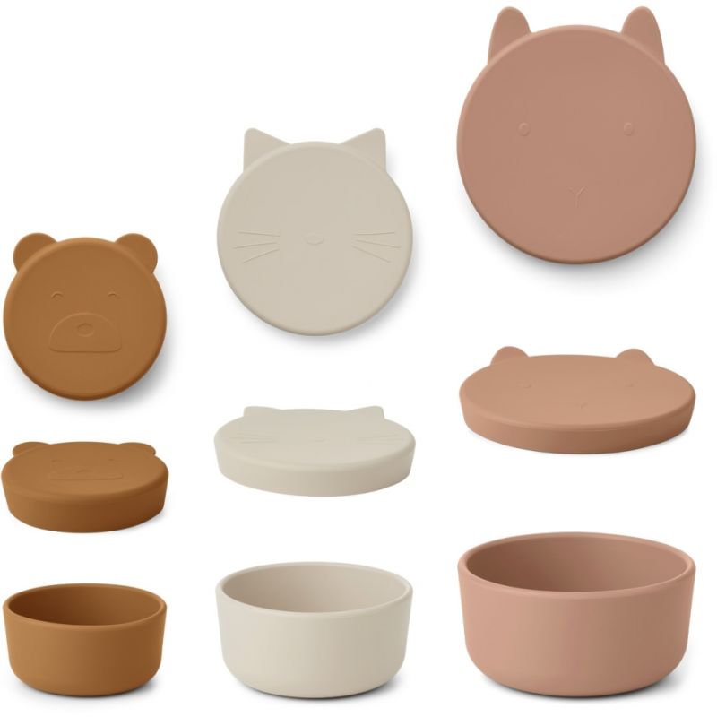 LIEWOOD - Corgan Snack Box 3er Set Tuscany Rose Multi Mix