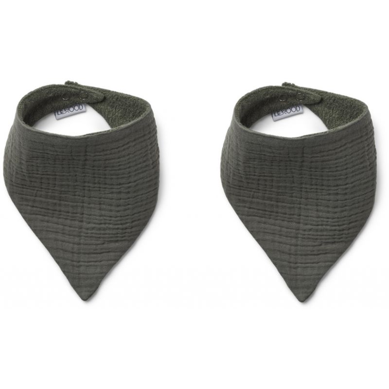 LIEWOOD - Andrea Muslin Sabberlätzchen Set Faune Green