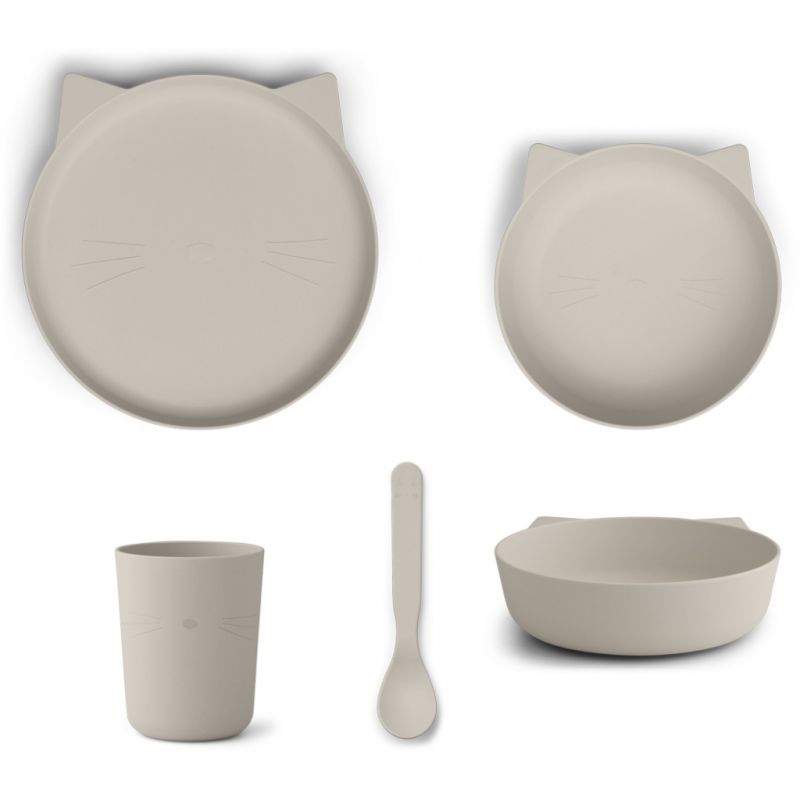 LIEWOOD - Paul Geschirrset Cat Sandy