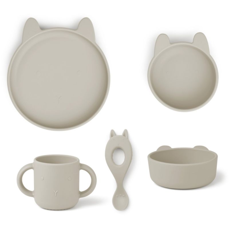 LIEWOOD - Vivi Geschirrset 4-teilig Rabbit Sandy