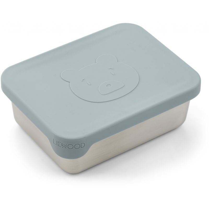 LIEWOOD - Ako Lunchbox Mr Bear Sea Blue