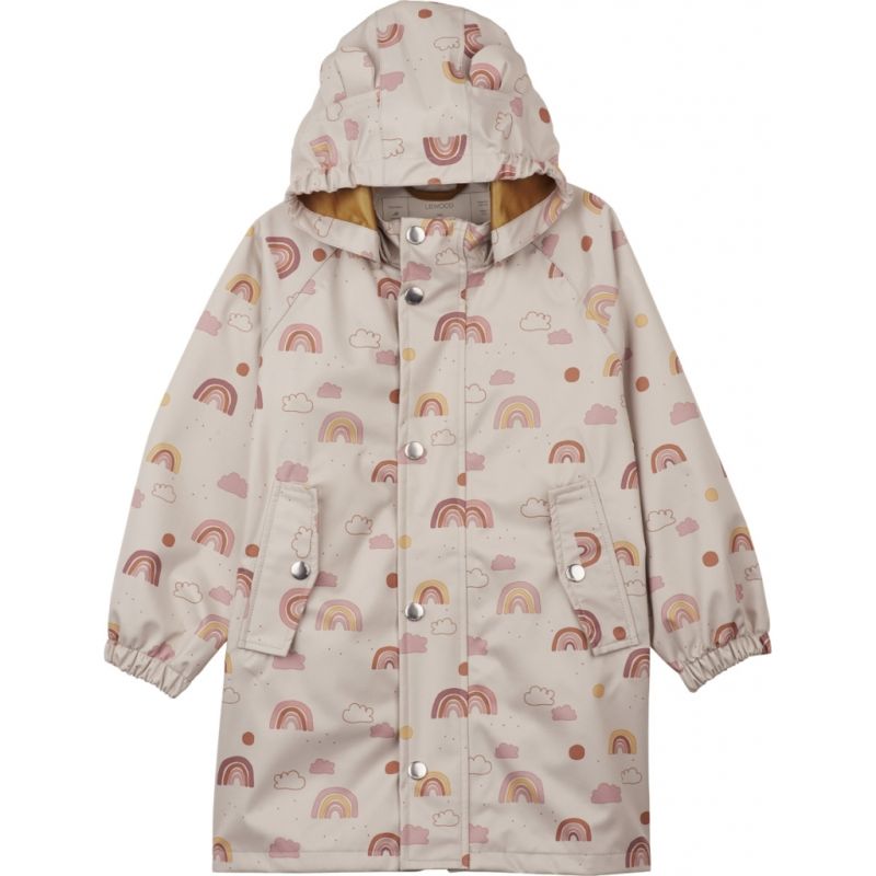 LIEWOOD - Blake langer Regenmantel Rainbow Love Sandy