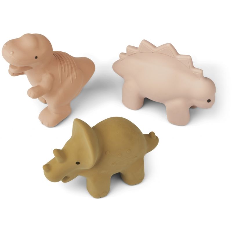 LIEWOOD - David 3er Set Spielzeug Dino Rose Mix