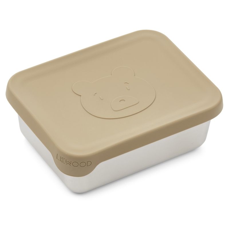 LIEWOOD - Ako Lunchbox Mr Bear Oat