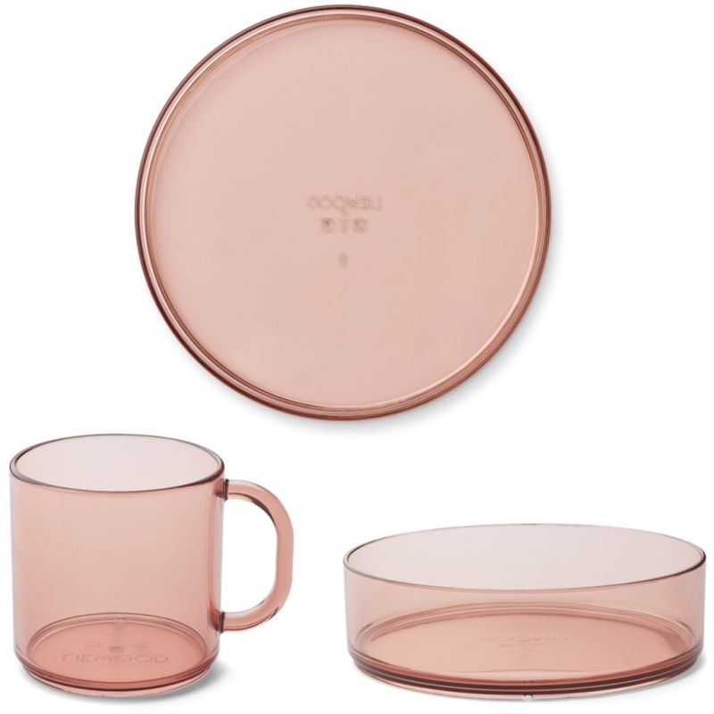 LIEWOOD - Siva Geschirrset Dusty Raspberry