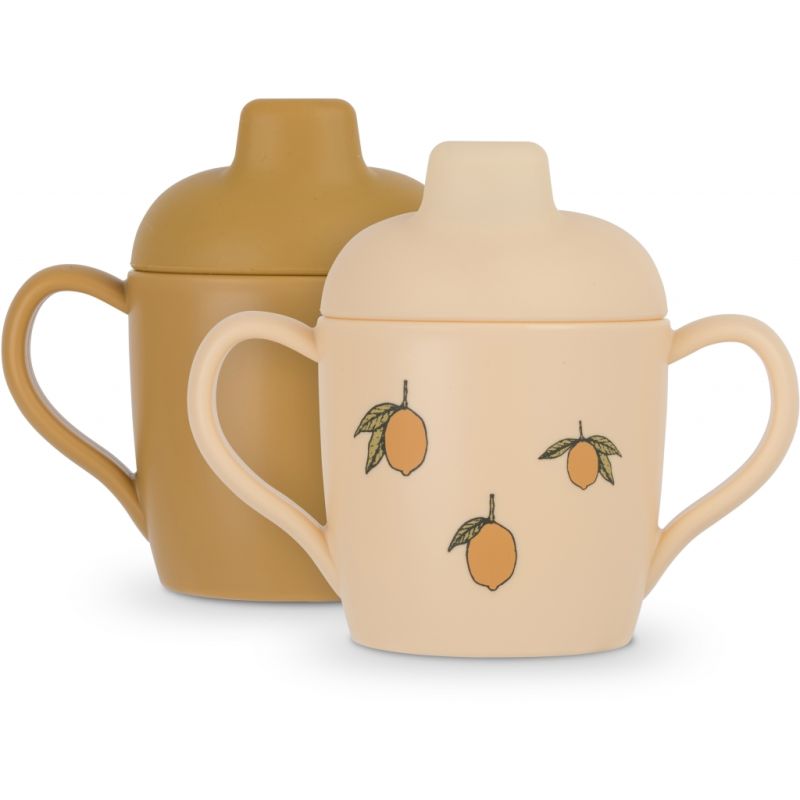 Konges Sløjd - Schnabelbecher Set Lemon