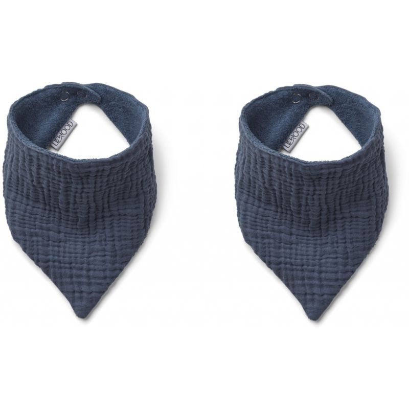 LIEWOOD - Andrea Muslin Sabberlätzchen Set Blue Wave