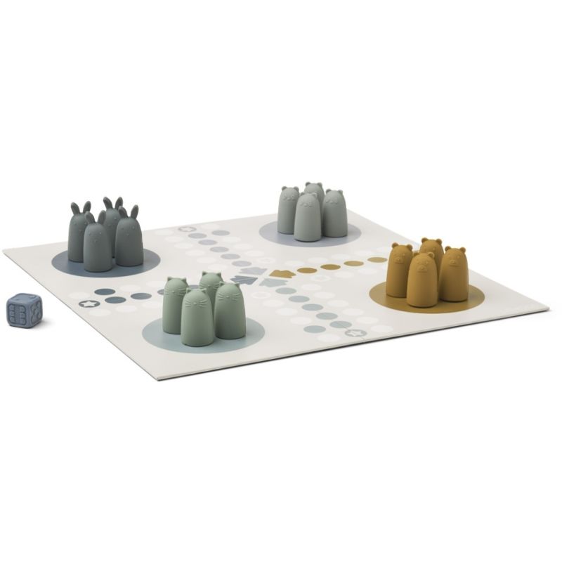 LIEWOOD - Ludo "Eile mit Weile" Spiel Blau