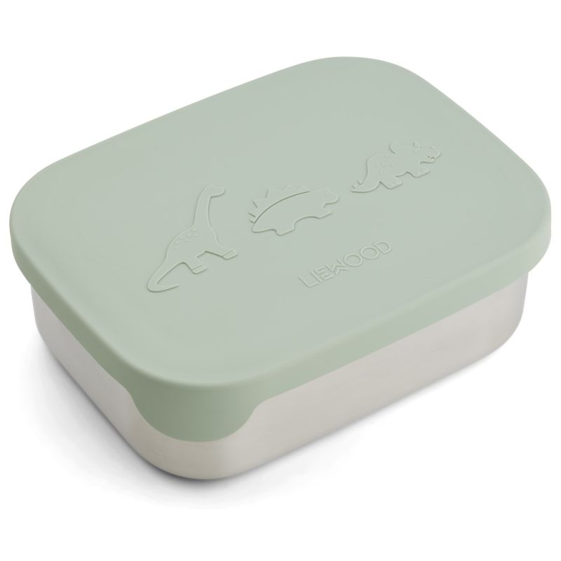 LIEWOOD - Arthur Lunchbox Dino Dusty Mint