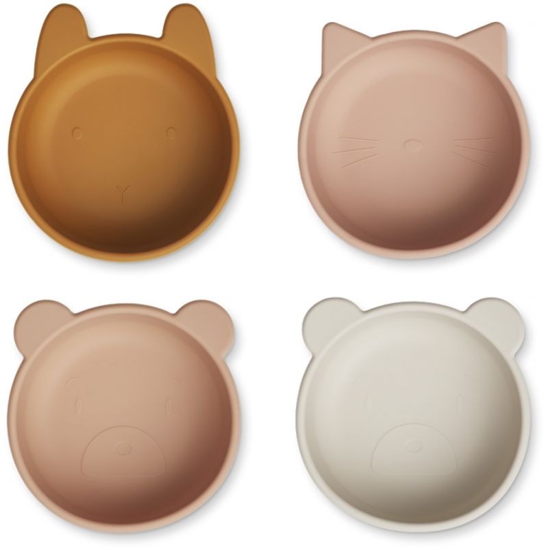 LIEWOOD - Silikon Schalen Set Iggy Pale Tuscany