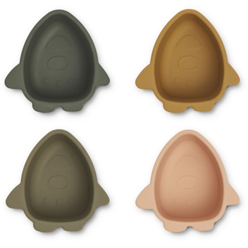 LIEWOOD - Malene Silikon Schalen Set Space Multi Mix