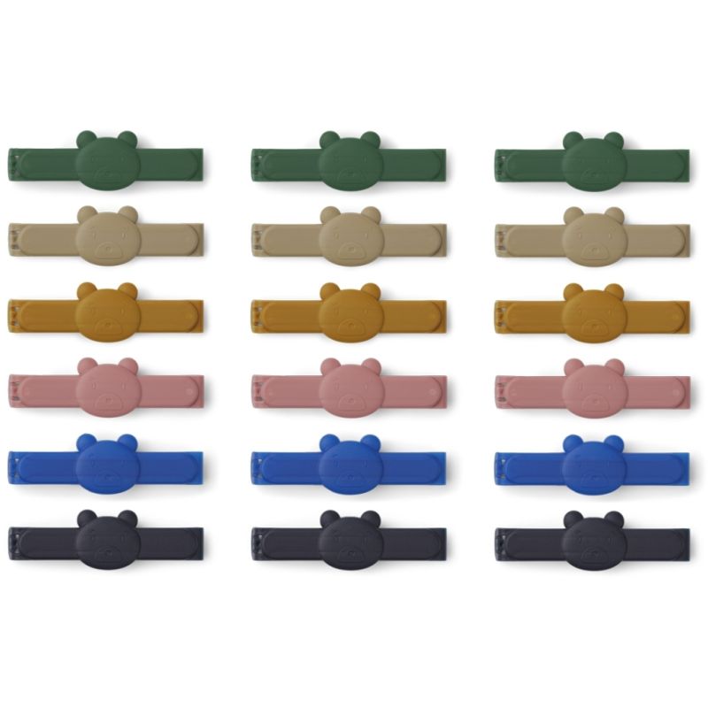 LIEWOOD - Gonzo Verpackungs- Clips Bär Eden Mix