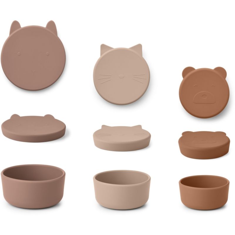 LIEWOOD - Corgan Snack Box 3er Set Rose Multi Mix