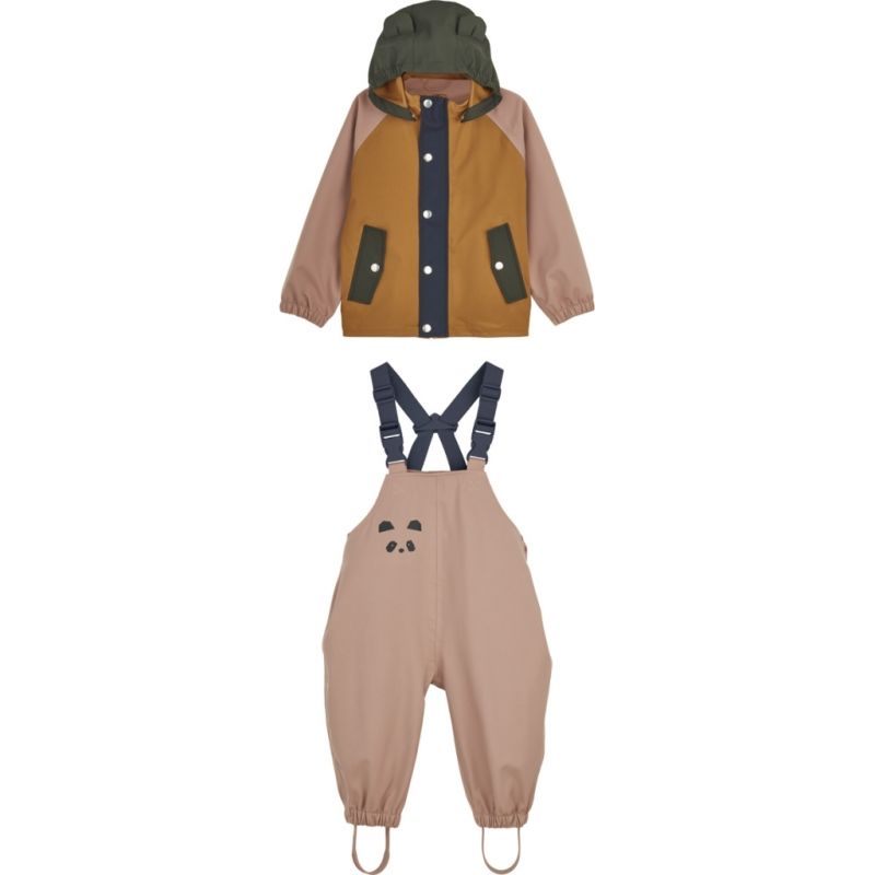 LIEWOOD - Dakota Softshell Regenbekleidungsset Rose Multi Mix