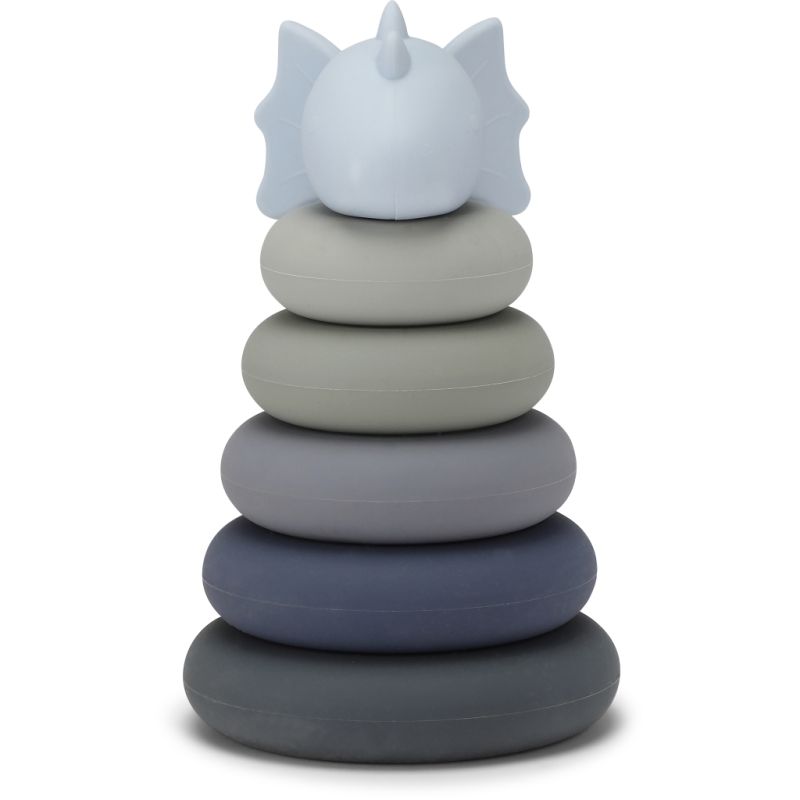 Konges Sløjd - Stapelturm Drachen Blau