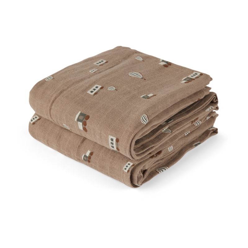 nuuroo - Muslin Set Züge & Ballon