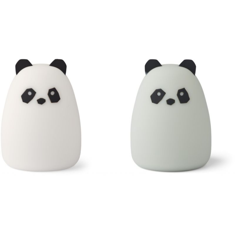 LIEWOOD - Callie Set Mini Lämpchen Panda Creme - Dove Blue
