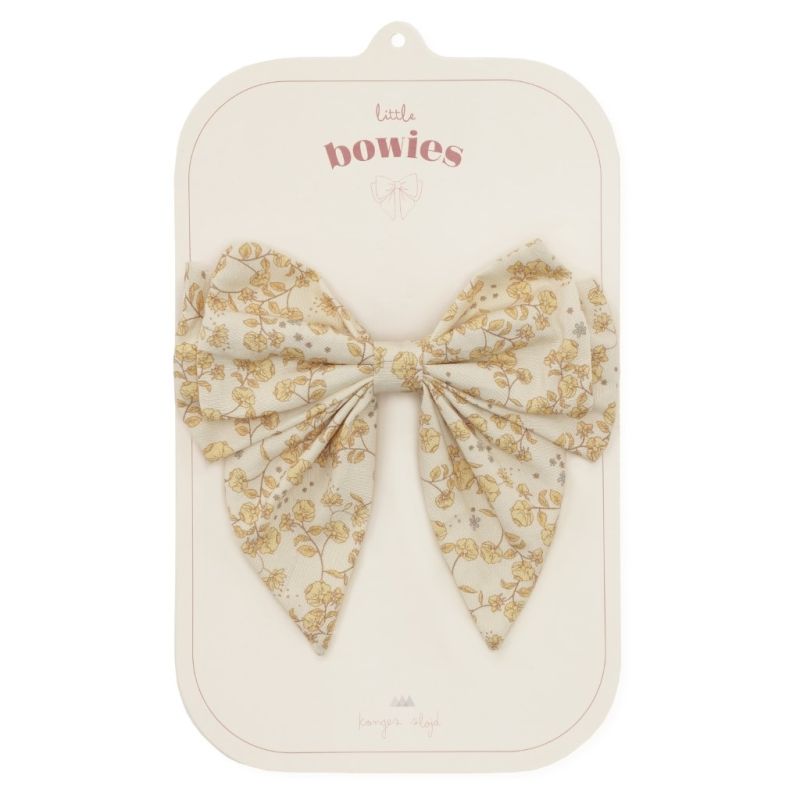 Konges Sløjd - Haarclip Masche Blümchen Gelb