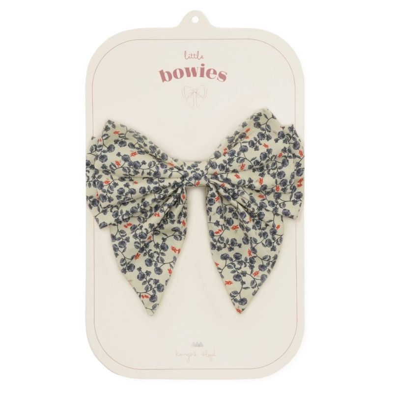 Konges Sløjd - Haarclip Masche Blümchen Blau