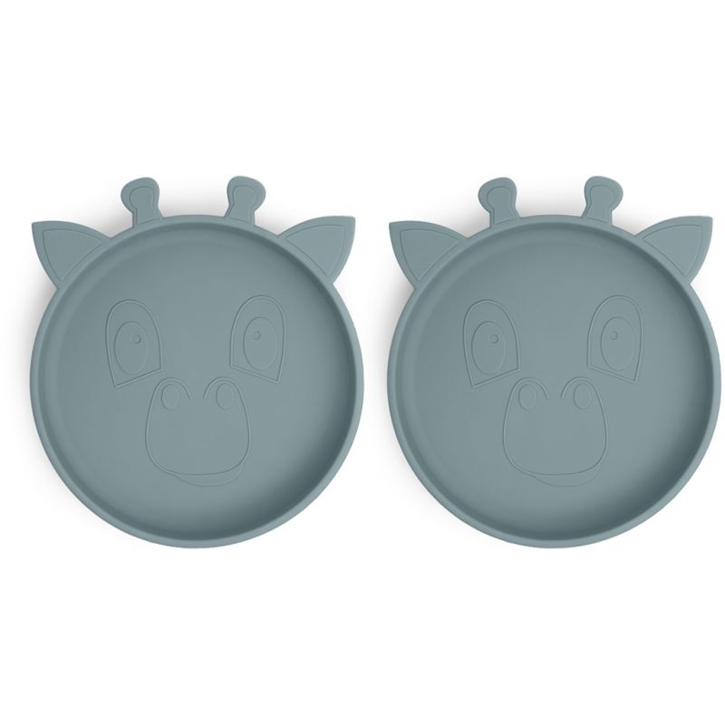 nuuroo - Akila Silikon Tellerset Giraffe Lead