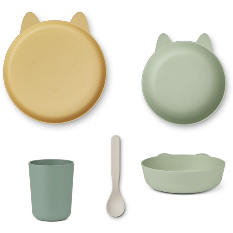 LIEWOOD - Paul Geschirrset Rabbit Sandy Mix