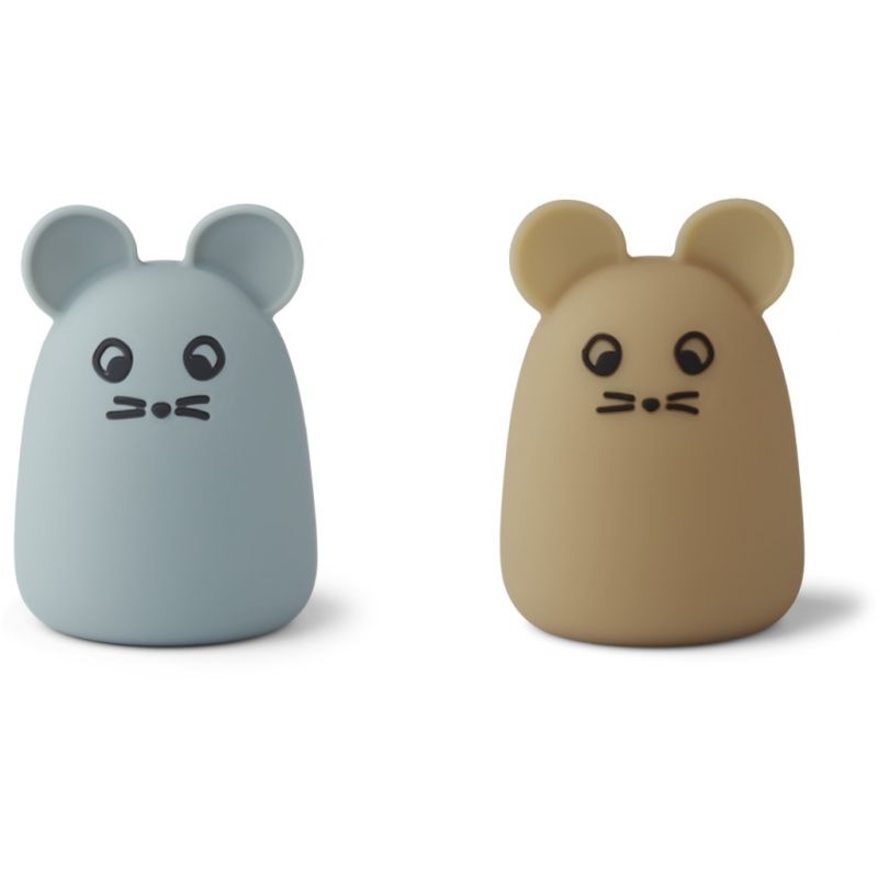 LIEWOOD - Callie Set Mini Lämpchen Mouse Blue Fog - Oat