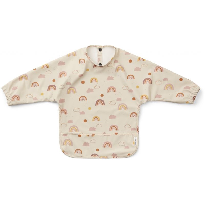 LIEWOOD - Merle Lätzchen Langarm Rainbow Love