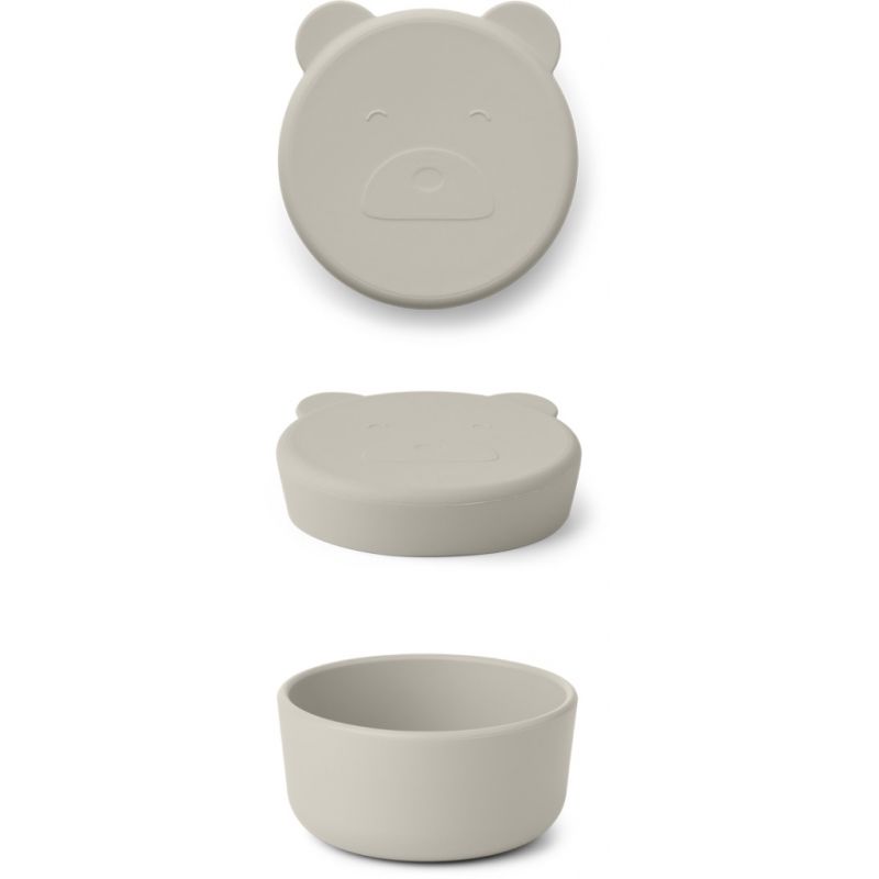 LIEWOOD - Carrie Snack Box Mr Bear Dove Blue