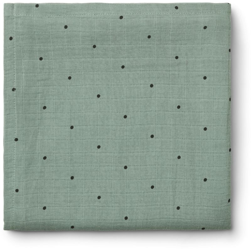 LIEWOOD - Muslin Swaddle Dot Peppermint