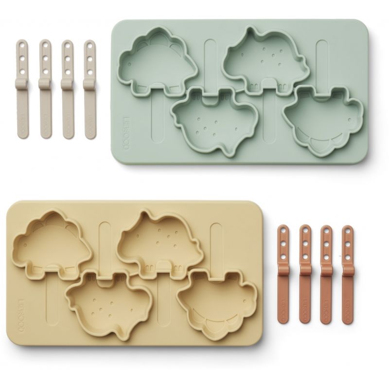 LIEWOOD - Silikon Glaceformen Manfred Dino Wheat Yellow Mix