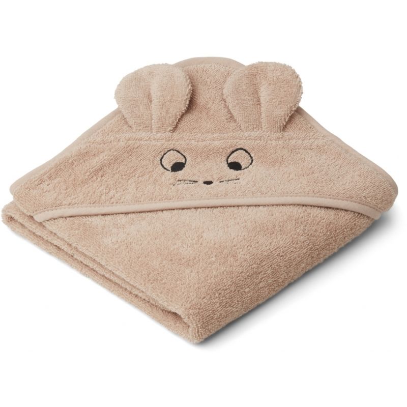 LIEWOOD - Albert Kapuzen Badetuch Mouse Pale Tuscany (Grösse Baby)