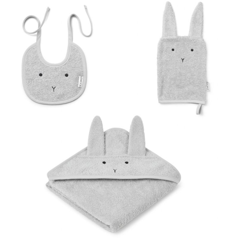 LIEWOOD - Adele Terry Geschenkset Frottee Rabbit Dumbo Grey
