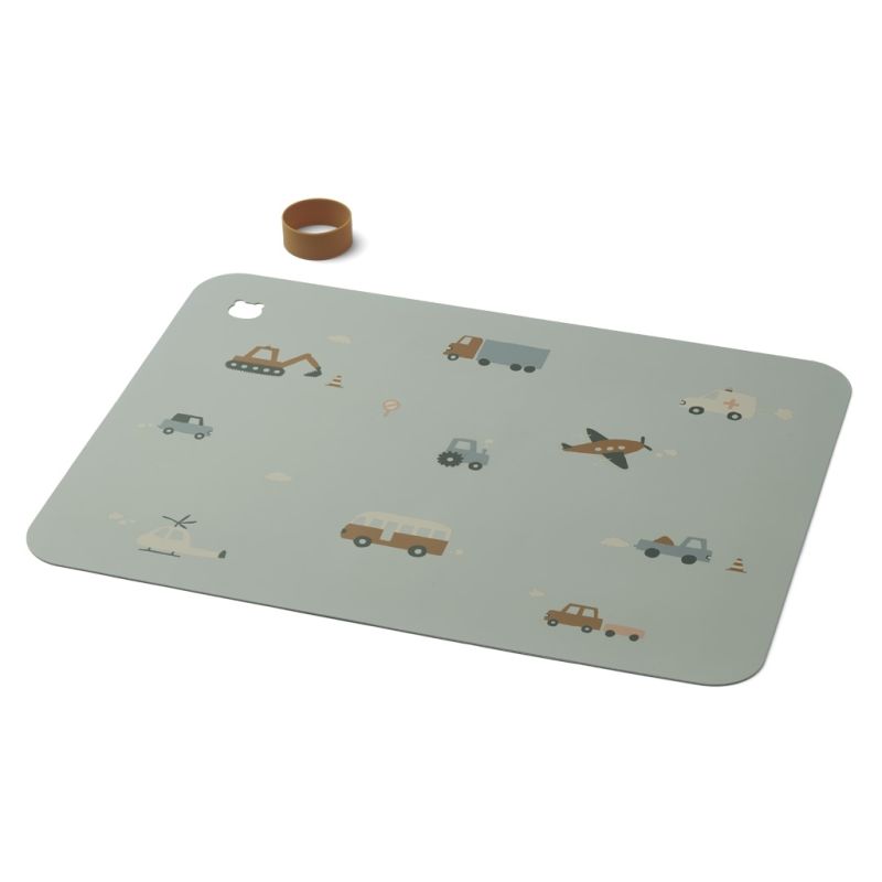 LIEWOOD - Jude Tischset - Malunterlage Fahrzeuge Blue