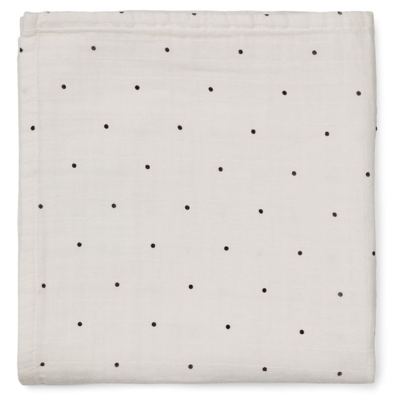 LIEWOOD - Muslin Swaddle Dot Creme