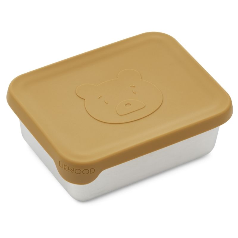 LIEWOOD - Arthur Lunchbox Mr Bear Almond