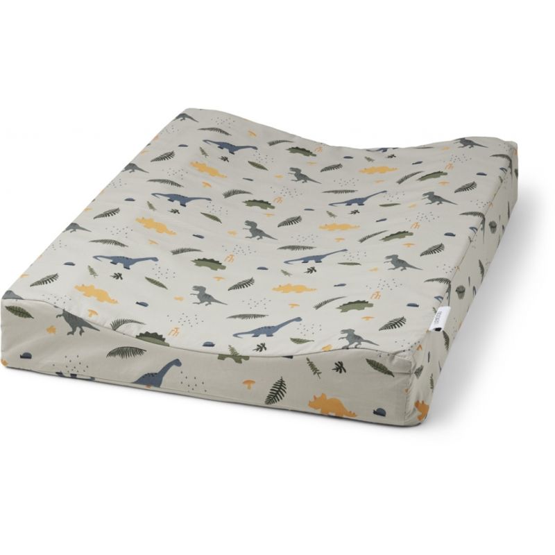 LIEWOOD - Wickelmatte Fritz Dino Blue Mix