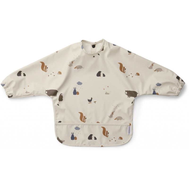 LIEWOOD - Merle Lätzchen Langarm Friendship Sandy Mix