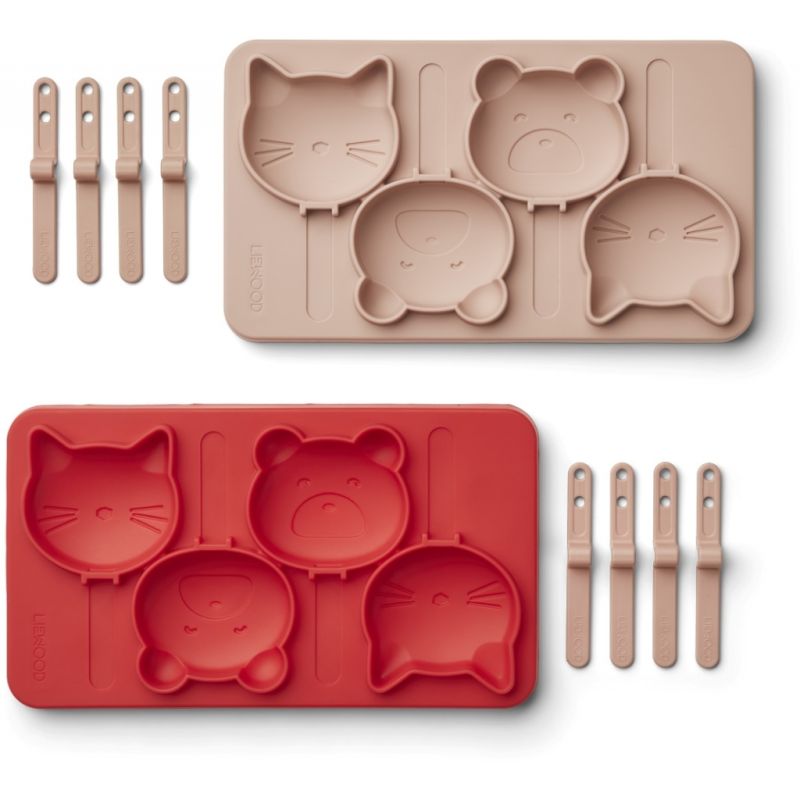 LIEWOOD - Silikon Glaceformen Manfred Dusty Coral Mix