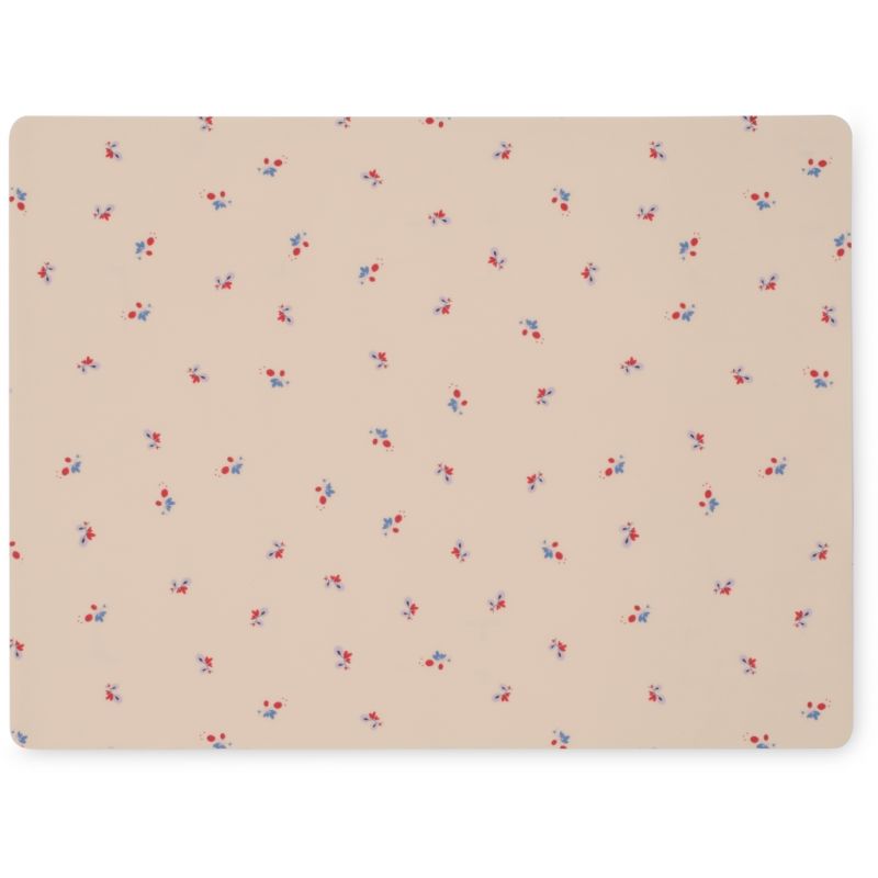 Konges Sløjd - Silikon Tischset Bloom Red / Blue