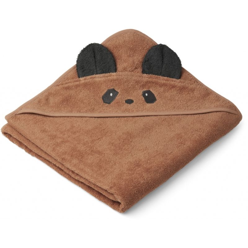 LIEWOOD - Augusta Kapuzen Badetuch Panda Tuscany Rose (Grösse Kleinkind)