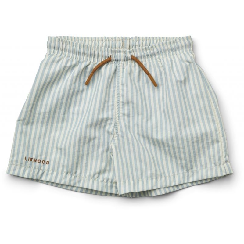 LIEWOOD - Duke UV Badeshorts Sea Blue - Creme