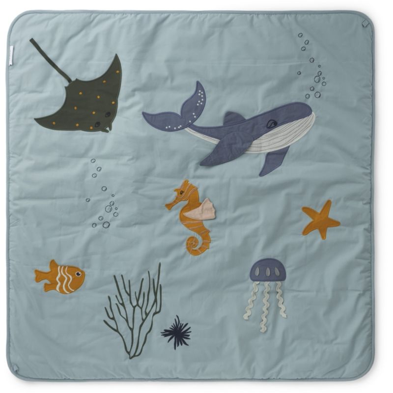 LIEWOOD - Glenn Activity Playmat Sea Creature Mix