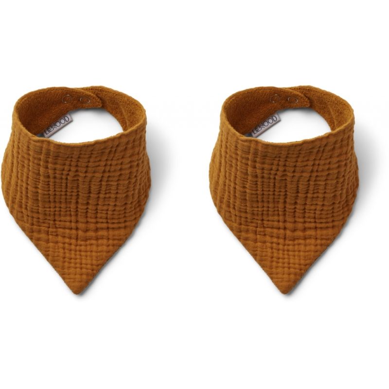 LIEWOOD - Andrea Muslin Sabberlätzchen Set Mustard