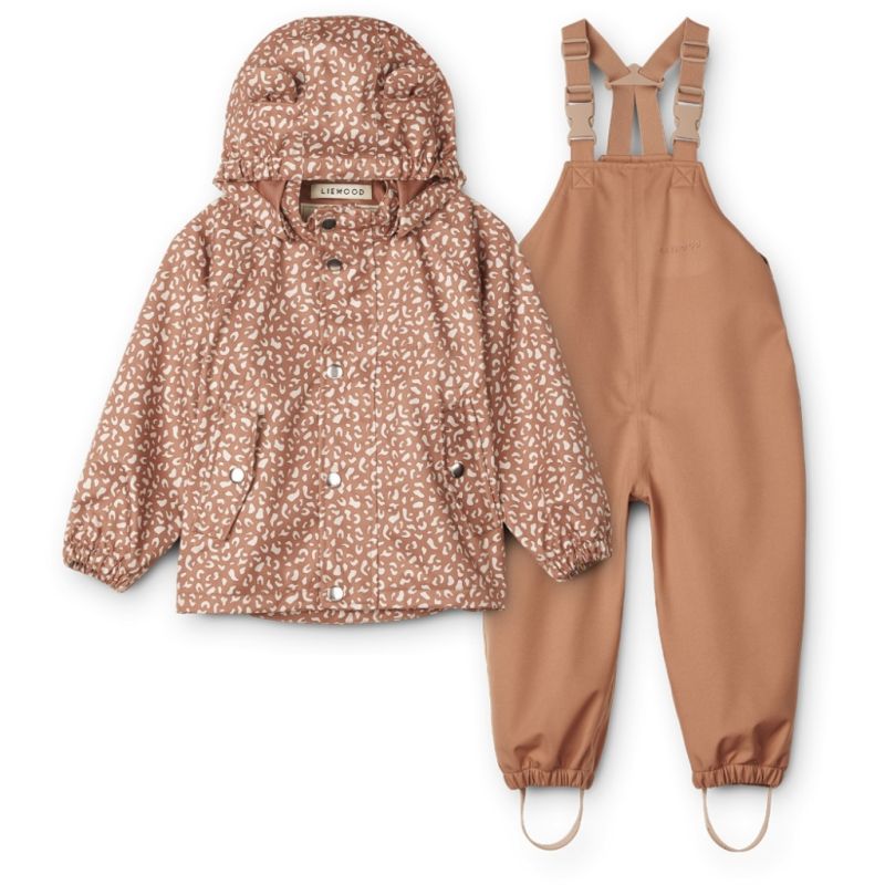 LIEWOOD - Dakota Softshell Regenbekleidungsset Mini Leo Tuscany Rose