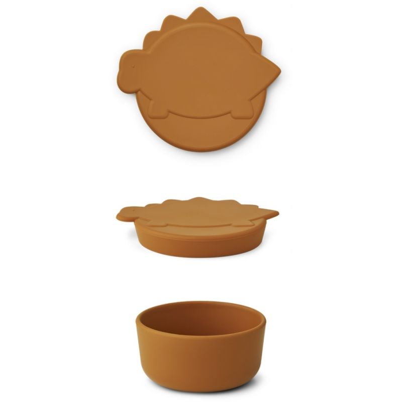 LIEWOOD - Cornelius Snack Box Dino Mustard