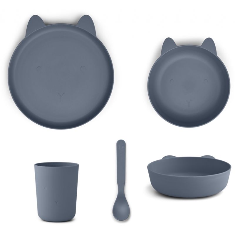 LIEWOOD - Paul Geschirrset Rabbit Blue Wave