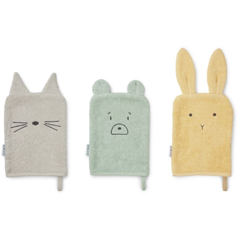 LIEWOOD - Sylvester Waschlappen Set Dusty Mint Multi