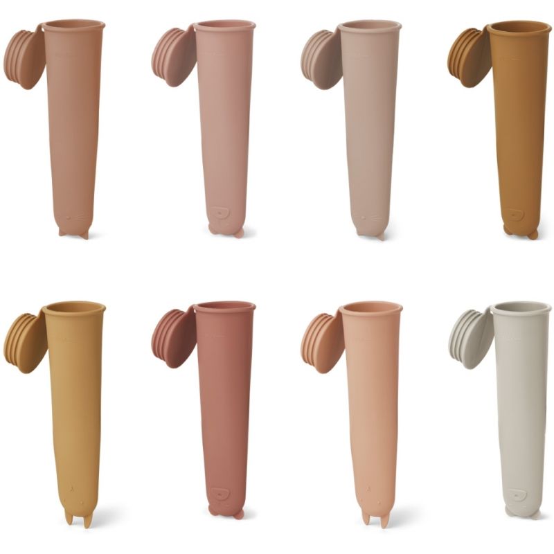 LIEWOOD - Silikon Glaceformen Elisa 8er Set Rose Mix