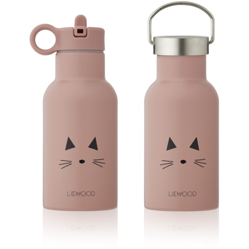 LIEWOOD - Thermo Trinkflasche Anker Cat Rose 350 ml